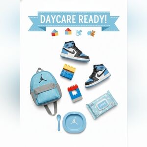 Air Jordan 1 Retro High OG TD University Blue Black White | Size 6C